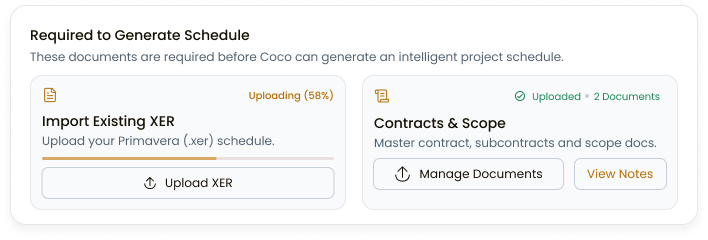 AI Schedule Generation