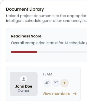 Contractor Schedule Review